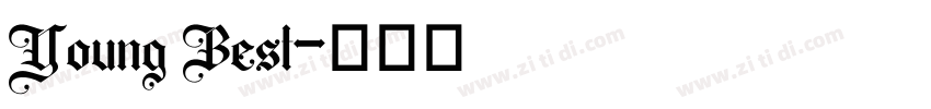 Young Best字体转换